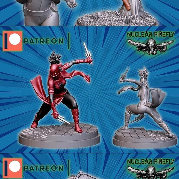 核火虫 2022 3D打印模型|Nuclear Firefly March 2022 – 3D Print Model STL