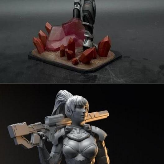 Sogeky 3D打印狙击手模型|Sogeky – Elite Sniper Fanart – 3D Print Model STL