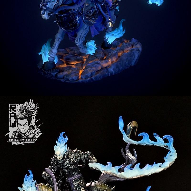 诅咒先锋——弗里奥·杜沃加骑士 3D打印模型|The Cursed Vanguard – Furio Dvorga the Cursed Knight – 3D Print Model STL