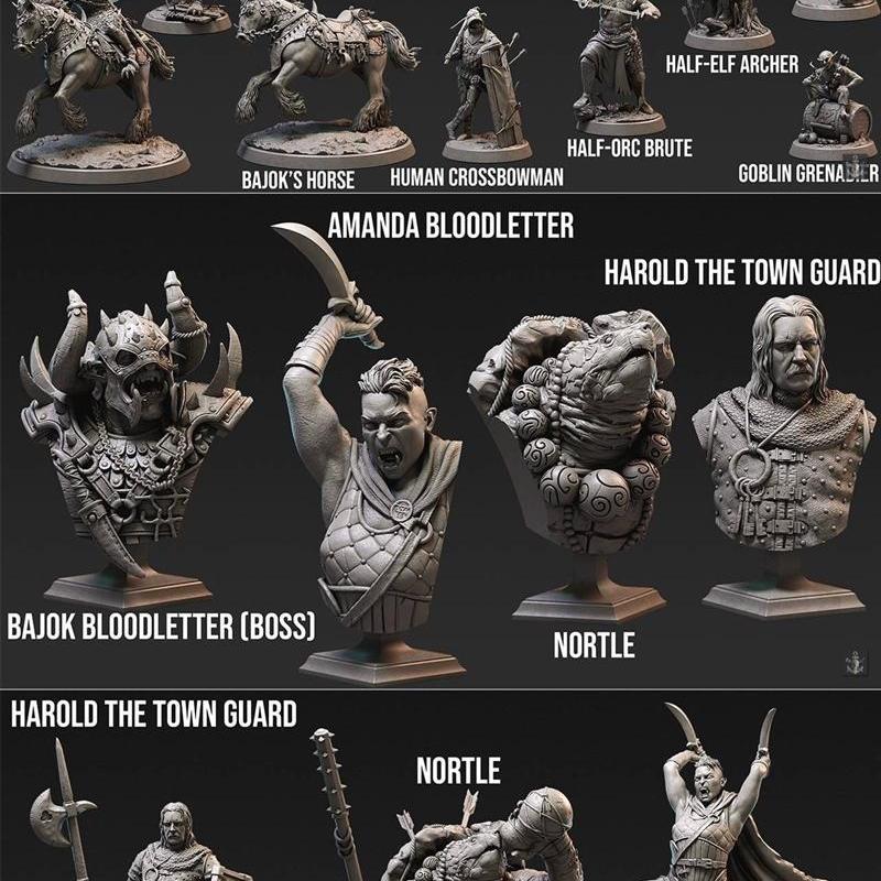 Loot Studios迷你模型：《征税官》2021年3D打印模型|Loot Studios Miniatures – Toll Collectors August 2021 – 3D Print Model STL