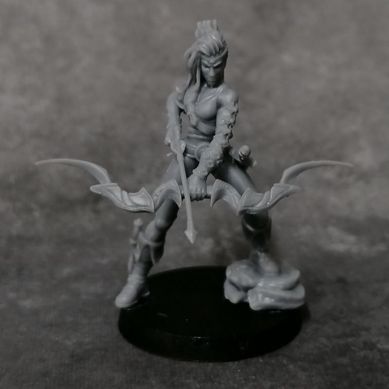 达尔英雄—— Kitty人形女战士3D打印模型|Heroes of the Dale – Kitty the Human Female Fighter – 3D Print Model