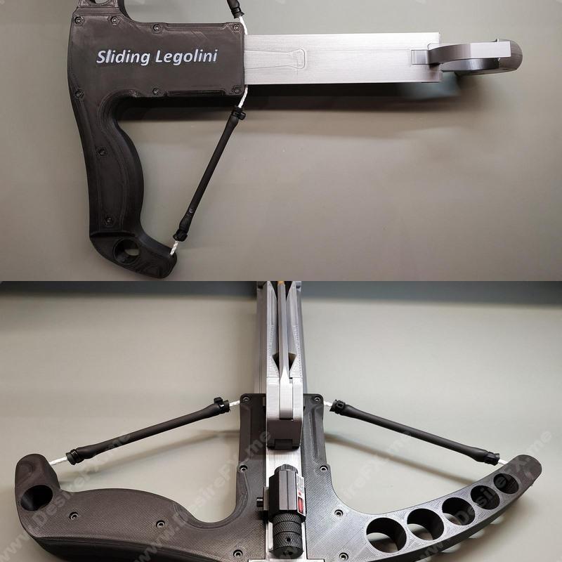 滑动腿莉莉诺之 bow 3D打印模型|Sliding Legolini Bow – 3D Print Model