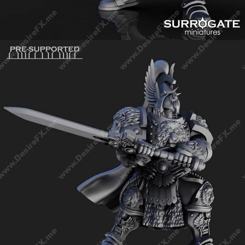 不羁的保镖之刃——Magnus 3D打印模型|Magnus the Untamed Praetorian Blade Master – 3D Print Model