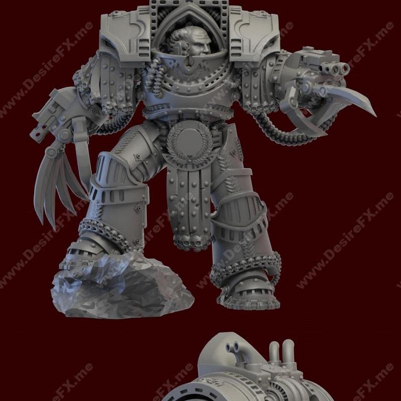 Helforged迷你雕像——praetor 3D打印模型|Helforged Miniatures – Praetor – 3D Print Model