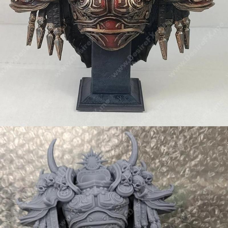 安格隆雕像 3D打印模型|Angron Bust – 3D Print Model