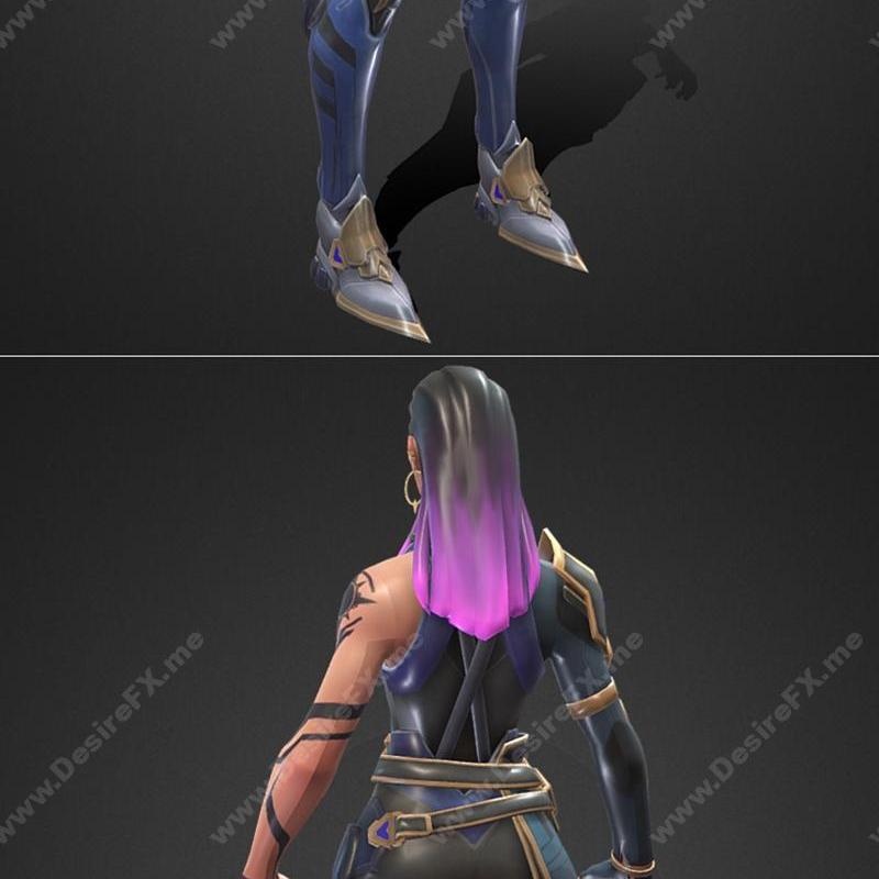 雷亚 VALORANT 与贝洛娜恶魔斩杀俱乐部 3D打印模型|Reyna Valorant and Bellona The Demon Slayers Club – 3D Print Model STL