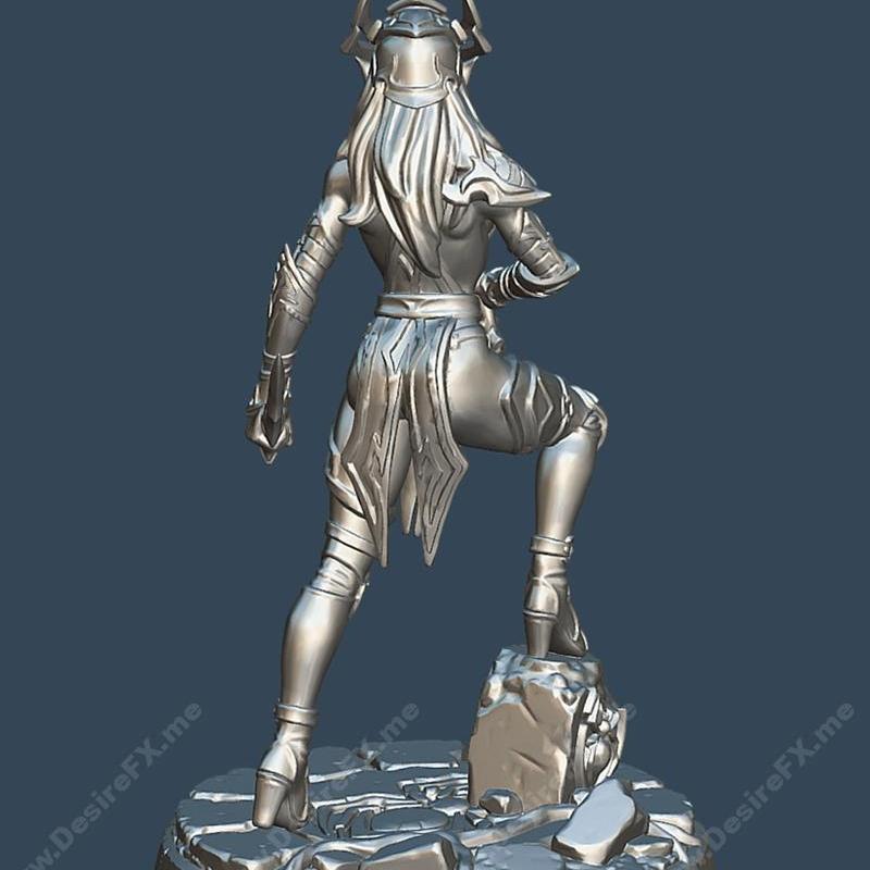 暗黑精灵黑寡妇与格里古斯哨兵3D打印模型|Dark Elf Black Widow and Gladius Sentinel – 3D Print Model STL