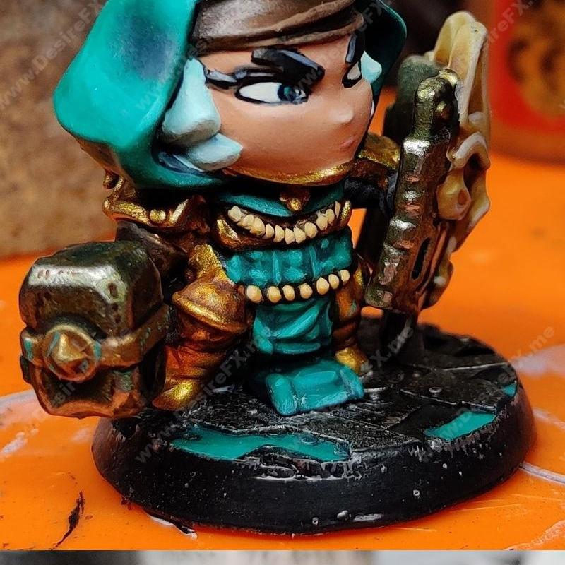 胶囊Chibi——圣玛丽牛 3D打印模型|Capsule Chibi – Sister Mary Bull – 3D Print Model