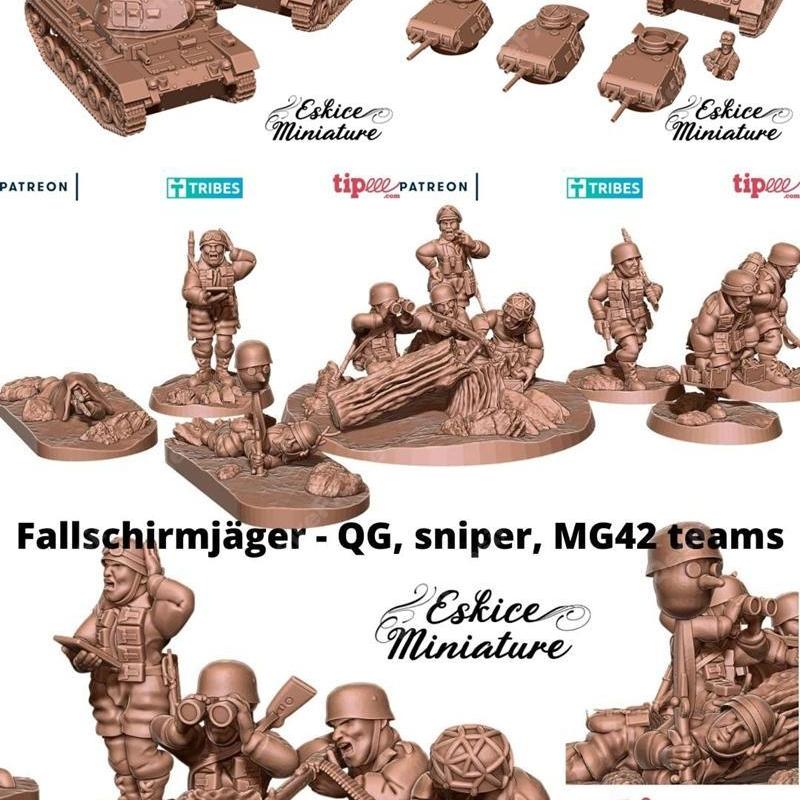 Eskice 2022迷你模型3D打印包|Eskice Miniature Pack 2022 – 3D Print Model STL