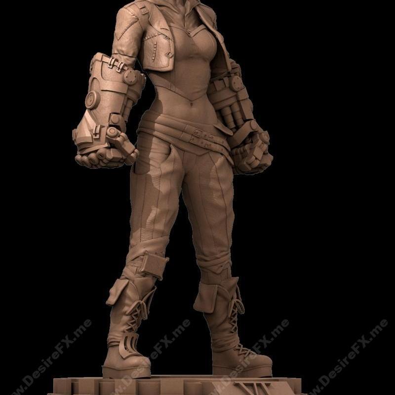 英雄联盟3D打印模型：Ca的雕塑作品——薇恩|Vi Sculpture from League of Legends by Ca 3d art – 3D Print Model STL