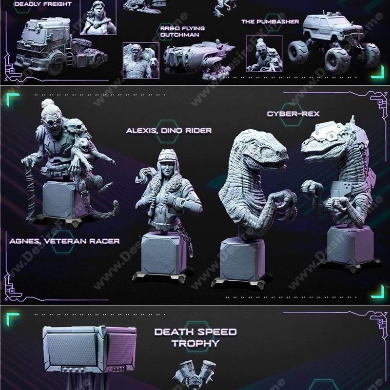 Loot Studios出品《死亡速度冠军》3D打印模型|Loot Studios – Death Speed Champions – 3D Print Model STL