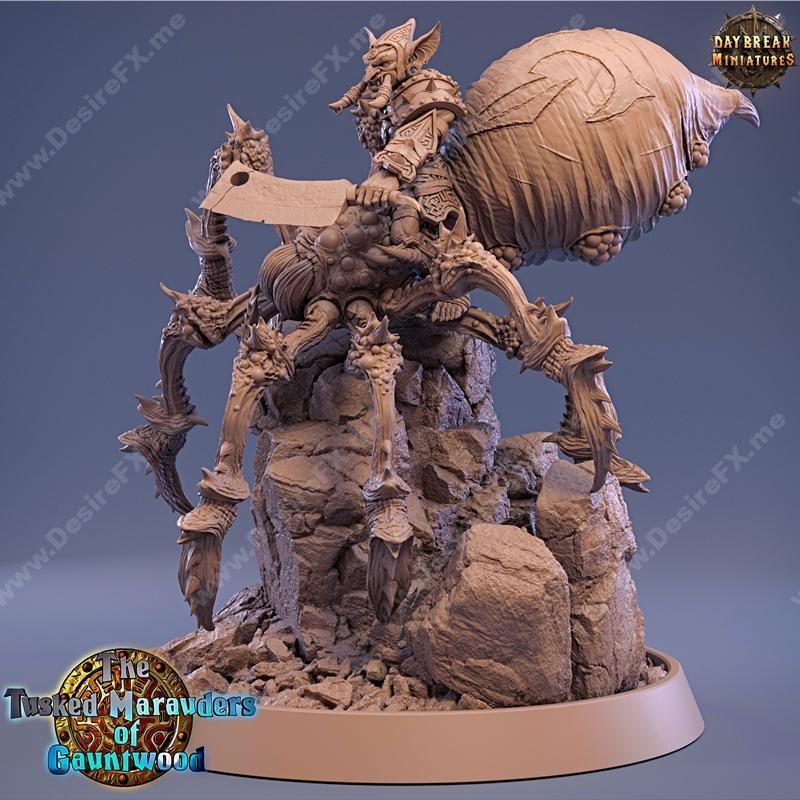 黑网伯作品《哈沃分裂》3D打印模型|Daybreak Miniatures – Havor Split on Black Webber – 3D Print Model STL