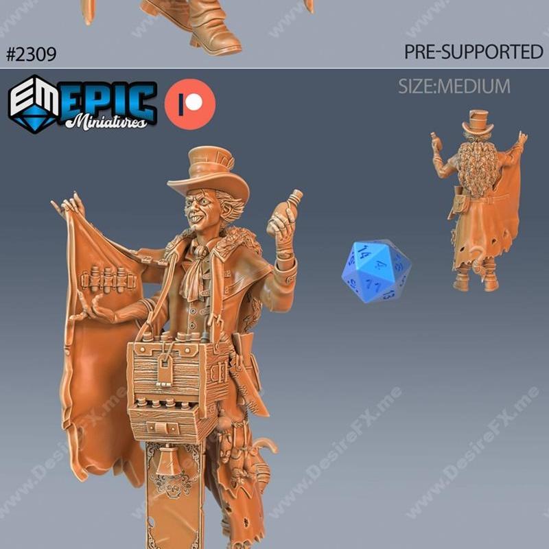 奇幻洞穴套装与魔法巫师收藏 3D打印模型 STL|Epic Miniatures – Arcane Dungeon Set and Magic – Wizard Collection – 3D Print Model STL