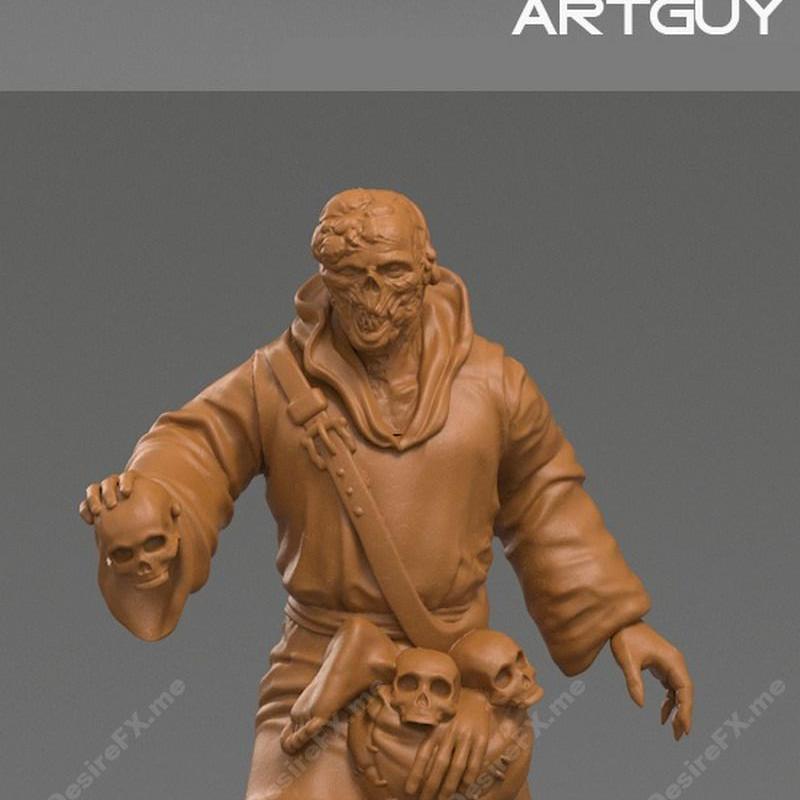 邪教恐怖主题3D打印模型套装|Cultist Horror Pack – 3D Print Model