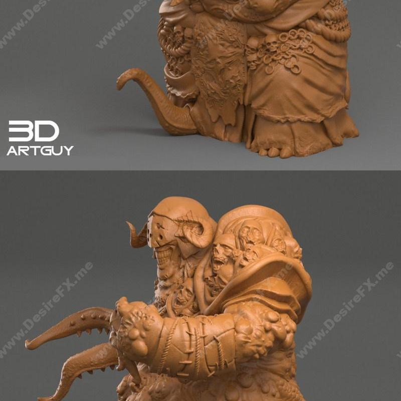 病态恐怖——3D打印模型|Diseased Horror – 3D Print Model
