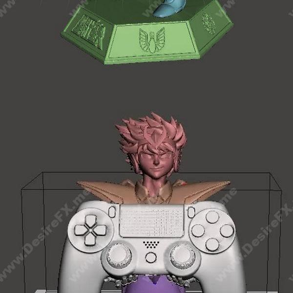 圣斗士星矢 佩加索斯 3D打印模型|Saint Seiya Pegasus Phone and Joystick Holder – 3D Print Model