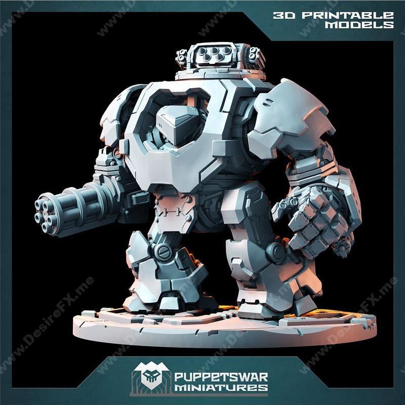 Enforcer Mk2 3D打印模型 斯特里克·沃克|Enforcer Mk2 – Striker Walker – 3D Print Model STL