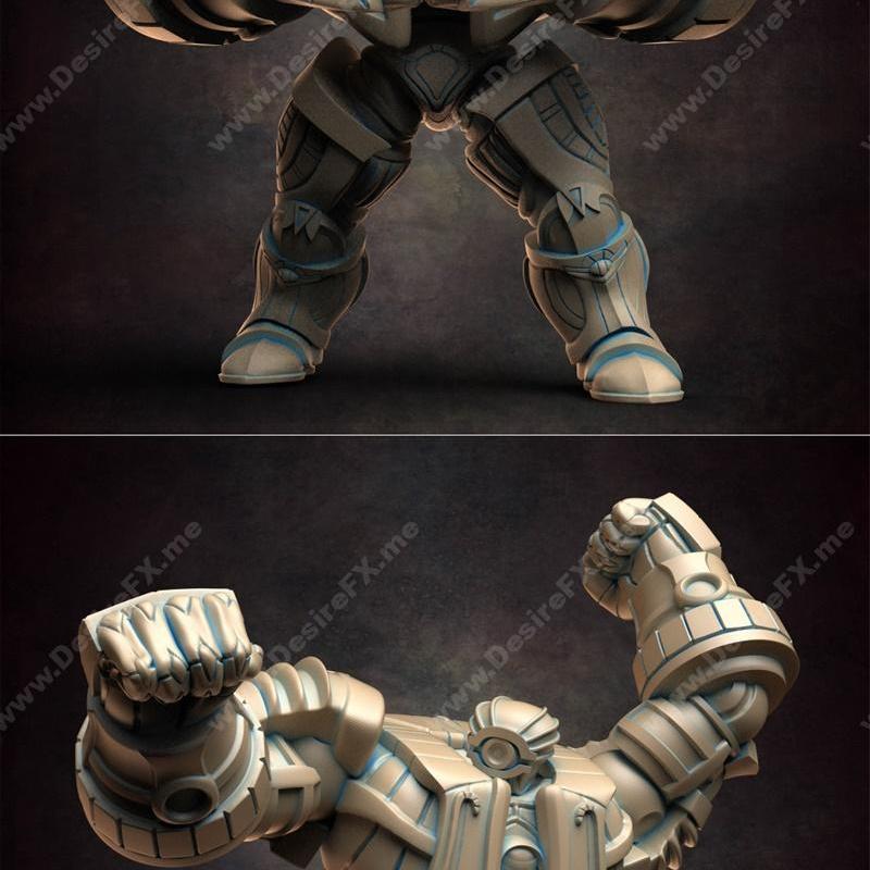 埃及守卫者3D打印模型|Egyptian Golem 2 – 3D Print Model STL