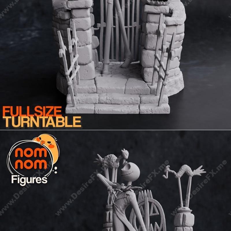 《午夜惊魂：杰克·斯克利顿3D打印模型》|Jack Skellington – The Nightmare Before Christmas – 3D Print Model STL