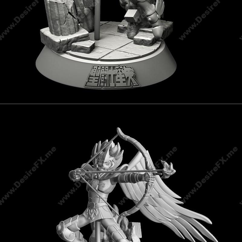 天秤座塞亚——圣斗士星矢3D打印模型|Sagittarius Seiya From Saint Seiya – 3D Print Model STL