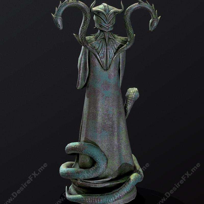 瓦尔米娜与格里芬——尼泊尔遗产3D打印模型|Vaermina and Griffin – Nepal Heritage – 3D Print Model STL
