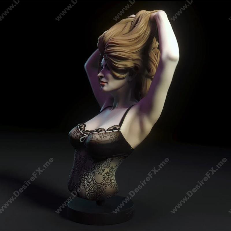 实践爆破4 - 托里达迷你模型 - 3D打印雕塑|Practice Bust 4 – Torrida Minis – 3D Print Model STL