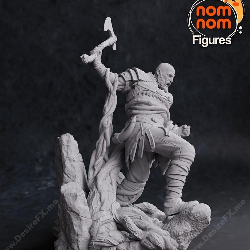 战神克雷多斯 3D打印模型|Kratos from God of War – 3D Print Model STL
