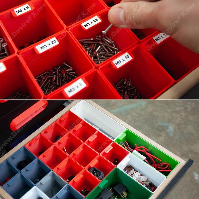 1x1系列套装 3D打印模型|Assortment System Box 1×1 – 3D Print Model