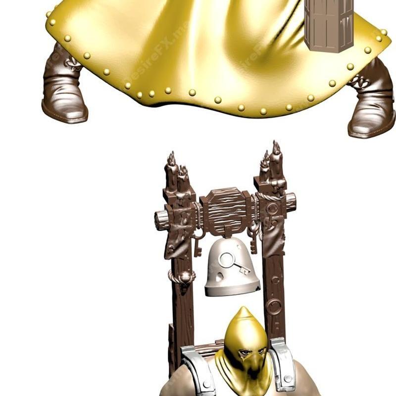 战斗女郎与刽子手 3D打印模型|Battle Woman and Executioner – 3D Print Model STL