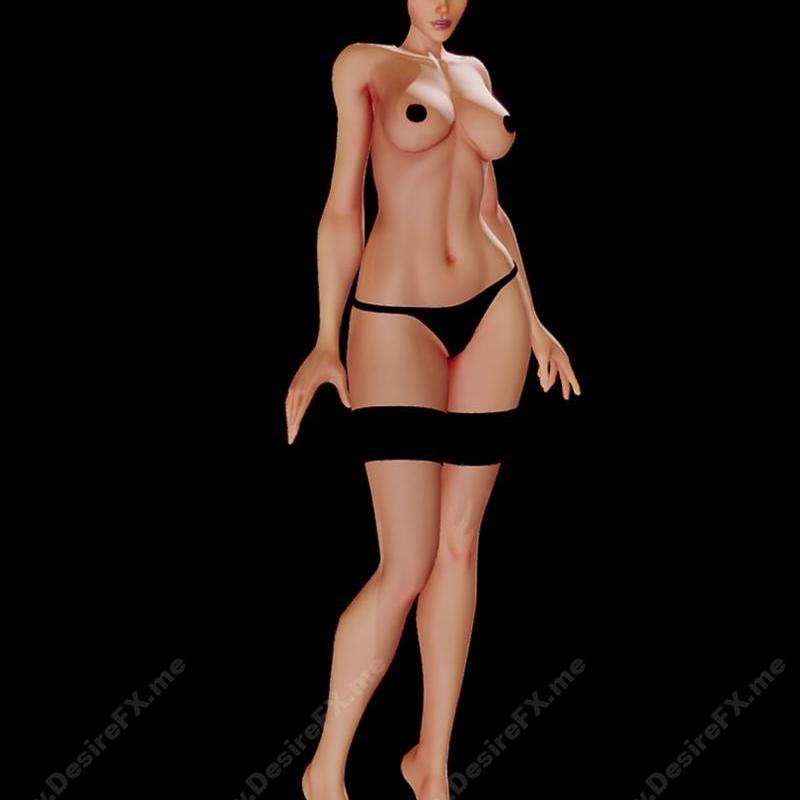 风格化女性解剖结构研究——3D打印模型|Stylized female anatomy study – 3D Print Model STL