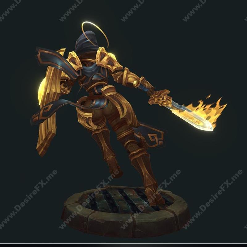 光之典范与小克莱姆战甲——3D打印模型|Paragon of Light and Mini Clem Figure Warframe – 3D Print Model STL