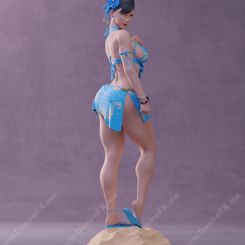 春丽比基尼款3D打印模型|Chun-Li Bikini and NSFW Version – 3D Print Model STL