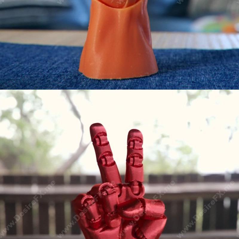 可动关节手 3D打印模型|Articulated Poseable Hand – 3D Print Model