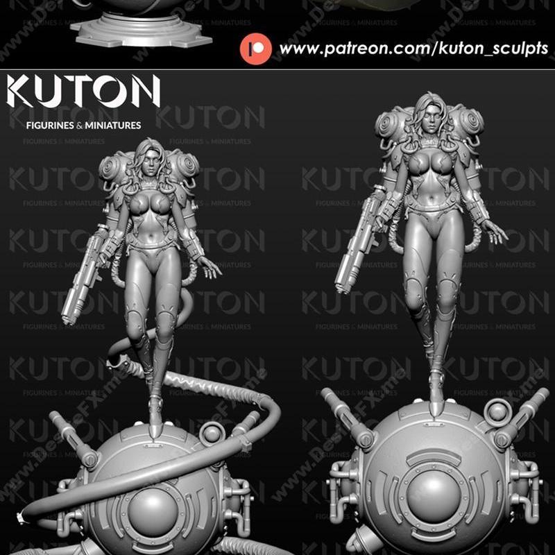 VALDA - 动漫游戏角色3D打印模型 STL|VALDA – 3D Print Model STL