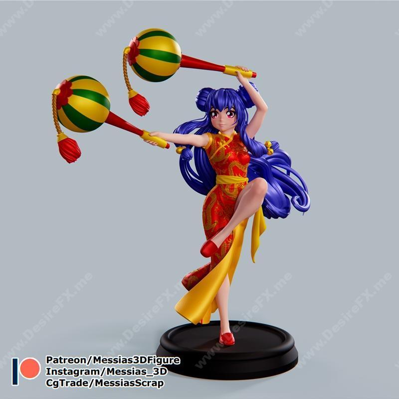 Ranma 3D打印模型|Ranma Shampoo – 3D Print Model STL
