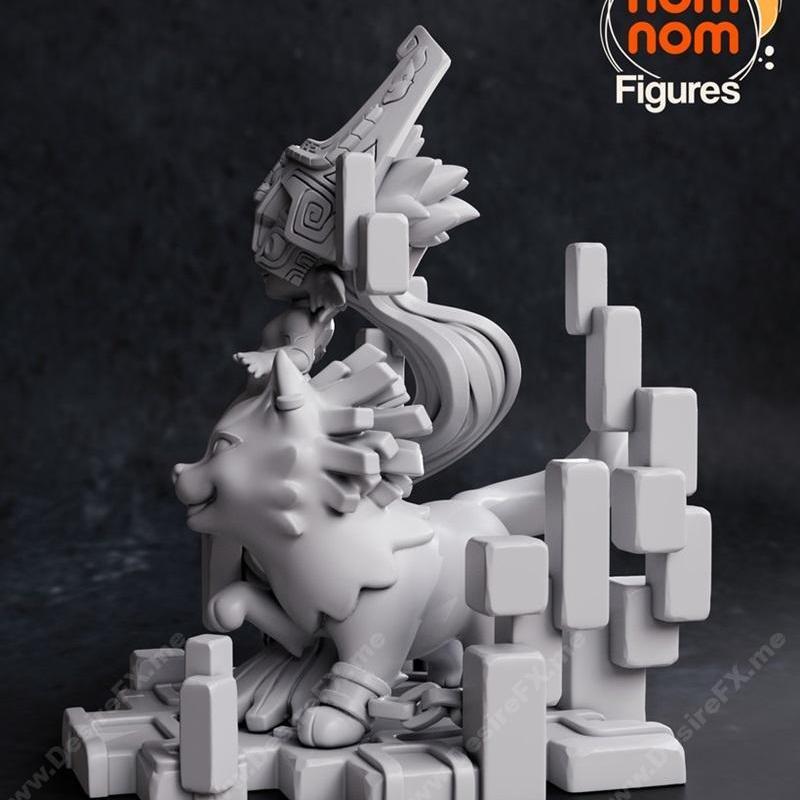 宝可梦3D打印模型小精灵米娜|Chibi Midna from Legend of Zelda – 3D Print Model STL