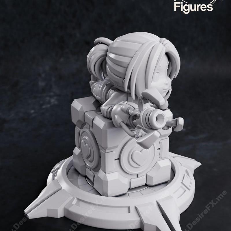 Portal系列小恶魔Chibi角色3D打印模型|Chibi Chell from Portal – 3D Print Model STL