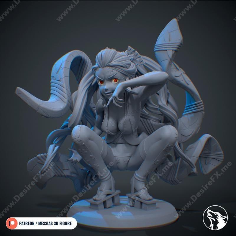 Demon Slayer 3D打印模型 Daki|Daki Demon Slayer – 3D Print Model STL
