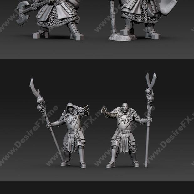 Davale Games 2021年3D打印模型：动漫游戏角色STL文件集|Davale Games June 2021 – 3D Print Model STL