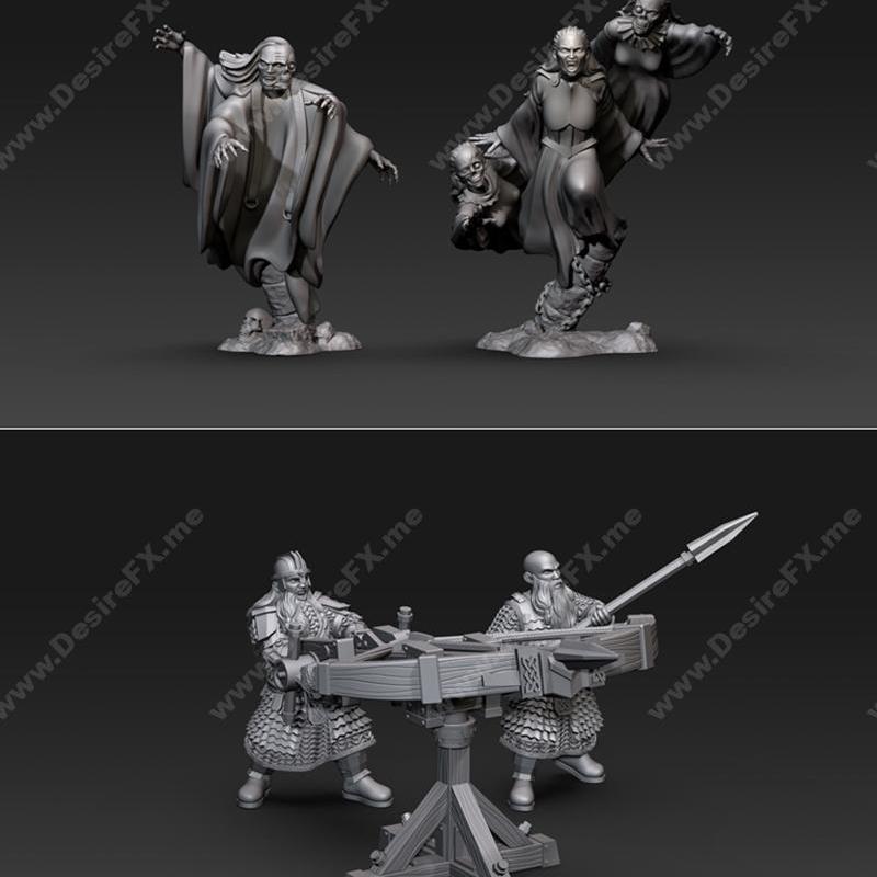 Davale Games 2021年3D打印模型集：动漫游戏角色STL文件|Davale Games July 2021 – 3D Print Model STL