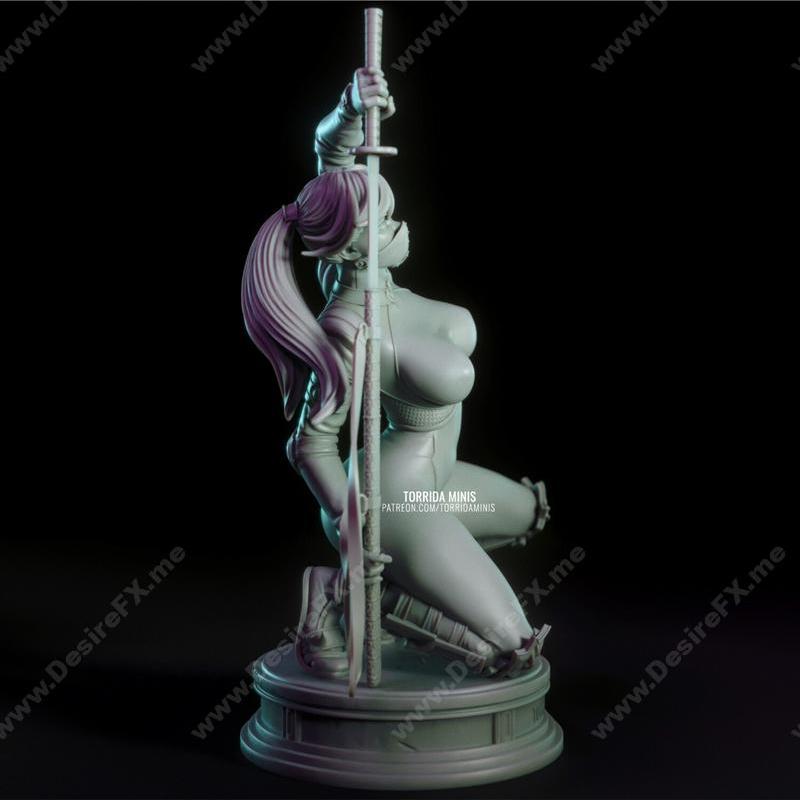 萨拉 - 热情迷你模型 - 3D打印雕塑|Sara – Torrida Minis – 3D Print Model STL