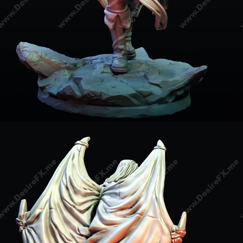 Bestiarum迷你模型：斯克罗戈特狂热者立姿 3D打印版|Bestiarum Miniatures – Skragoth Zealot Pose 3 – 3D Print Model