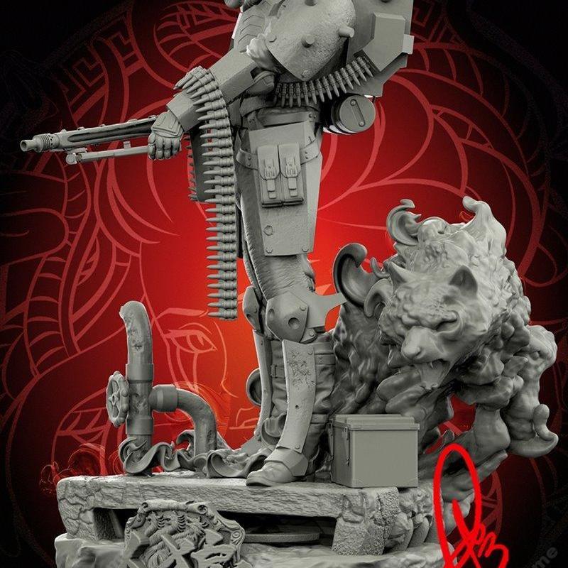 Creative Geek MB 所创《Jin Roh》3D打印模型|Jin Roh by Creative Geek MB – 3D Print Model STL