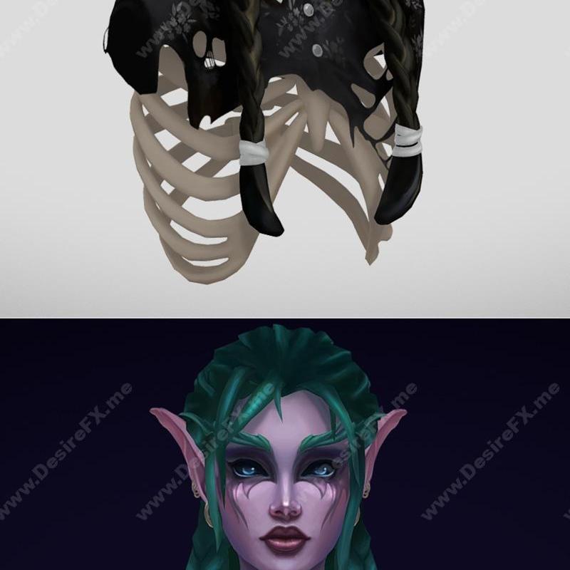 周三与夜战者——3D打印模型|Wednesday and Night Warrior – 3D Print Model STL