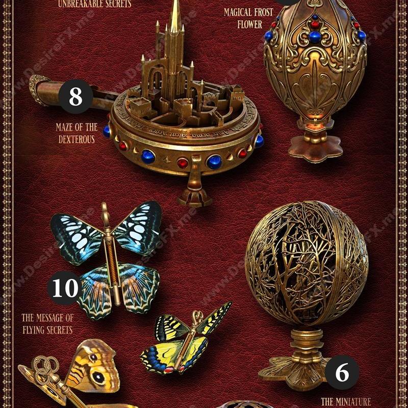 瑞安英雄圣诞节——经典漫威遗物——3D打印模型|Raging Heroes Xmas – Artefacts of Bygone Marvels – 3D Print Model STL