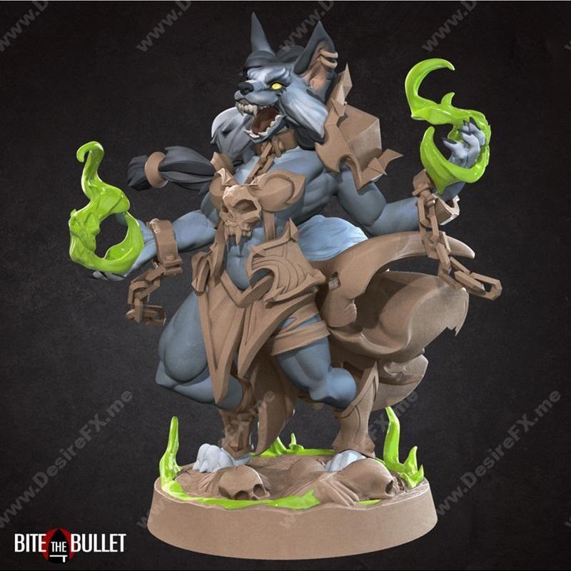 咬下子弹——沃根之狼3D打印模型|Bite the Bullet – Worgens Pack – 3D Print Model STL