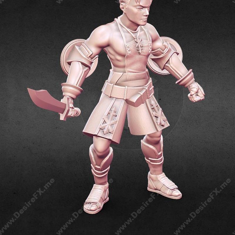 Ashley Riot 3D打印模型：Vagrant Story角色雕塑|Ashley Riot Vagrant Story – 3D Print Model STL