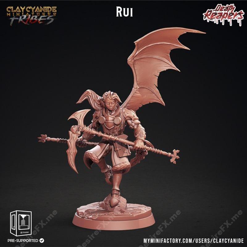 陶土氰化物迷你模型——死神收割者3D打印模型|Clay Cyanide Miniatures – Death Reapers – 3D Print Model STL