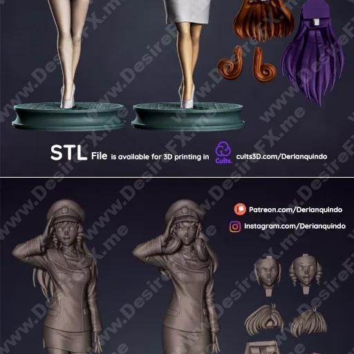 Minmay - Lisa - 3D打印模型|Minmay – Lisa – 3D Print Model STL