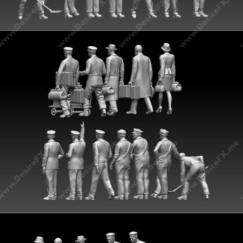 Ataff乘客 - 3D打印模型|Ataff Passengers – 3D Print Model STL